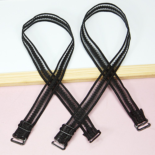 All-match fish wire cutout lace elegant double-shoulder shoulder strap underwear belt pectoral girdle chromophous