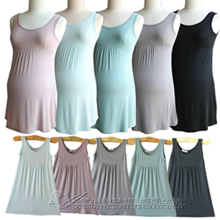 All-match maternity clothing maternity vest t-shirt sleeveless maternity top spaghetti strap elastic