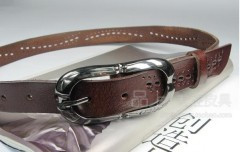 All-match women's first layer of cowhide genuine leather cutout fashion strap belt (BL007)