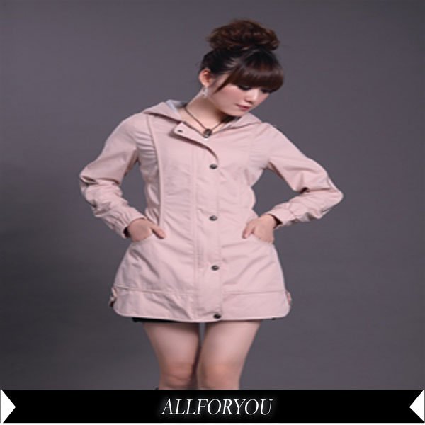 ALLFORYOU Free Shipping 2012 spring clothing plus size outerwear slim women's trench female outerwear spring and autumn