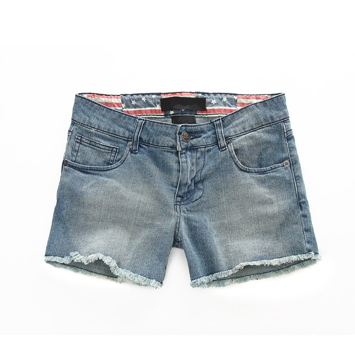 AM@ll Women! 2011 summer women's water wash moben whisker denim shorts x7305