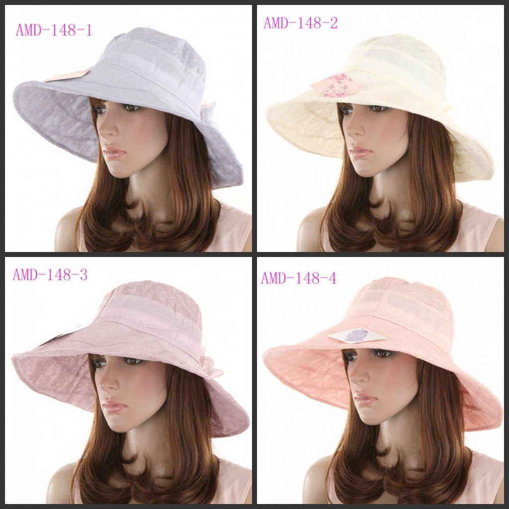 AMD-148(Mixed order),Free shipping/The new fashion high-grade elegant lady with large flowers of sun hat