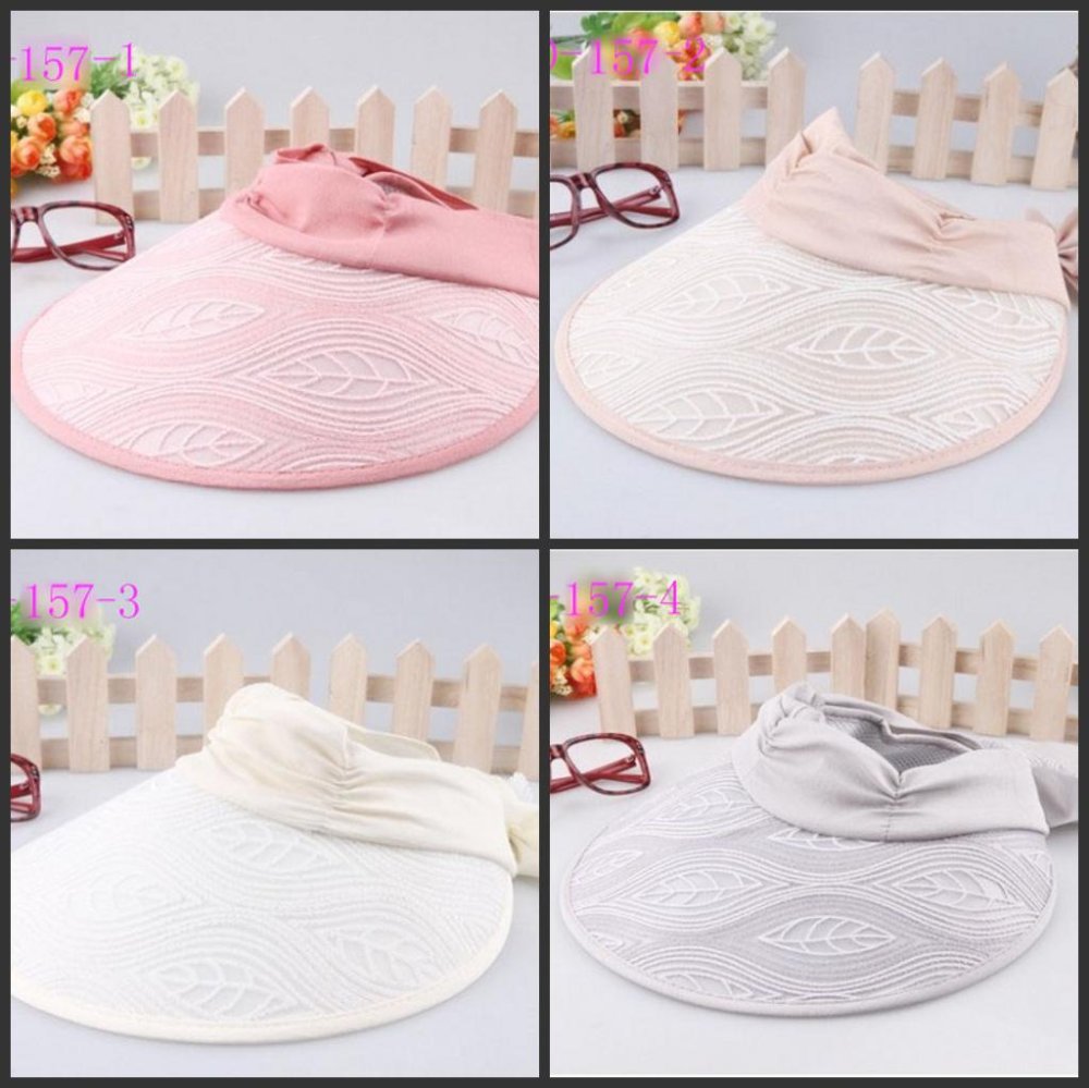 AMD-157(Mixed order),Free shipping/Summer fashion empty sunbonnet top/The diamonds with bowknot adornment