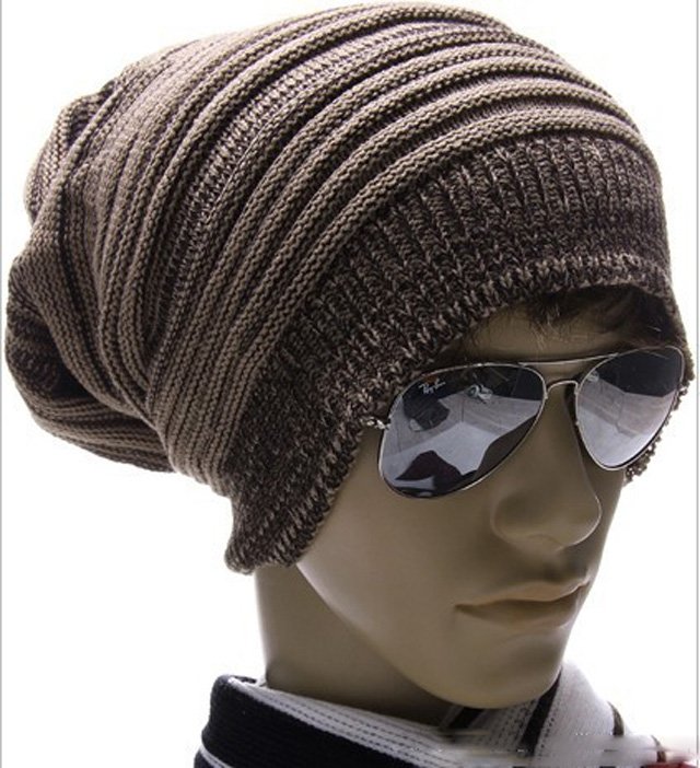 American Hot Sale Unsex Winter Knitted Drape Caps, Online Cheap Hats, Skullies And Beanies Free Shipping 50% Discount