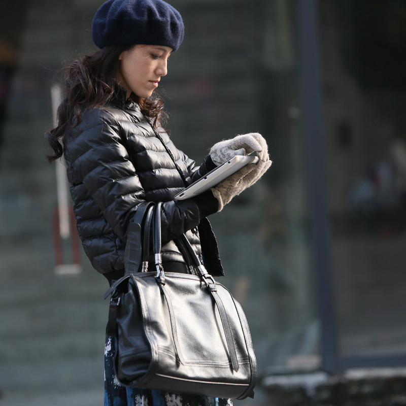 Amii autumn new arrival cool design slim short rib knit match 3 11240366 down coat Free Shipping