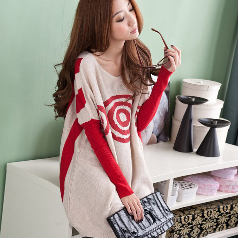 Andrinuo 2012 autumn maternity clothing lollygags loose sweater top