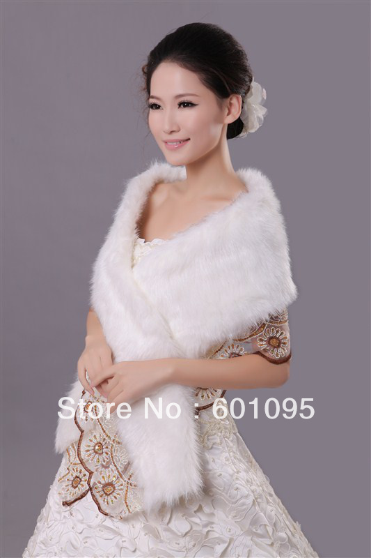 Angel Love Women Faux Fur Wedding Bridal Wrap Bridal Jacket Shawl Wedding Accessory in 2013