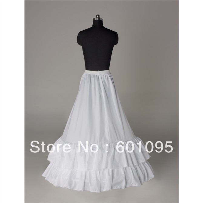 Angle Love White A-line Elastic Two Hoops Wedding Bridal Tulle Crinoline Petticoat Wedding Accessory in 2013