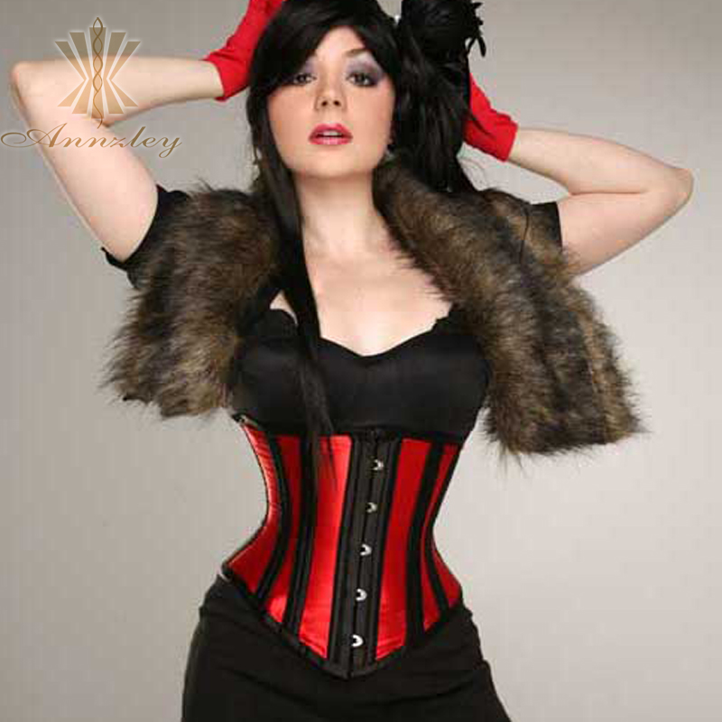 Annzley tiebelt corset red Layers bag shapewear c25018