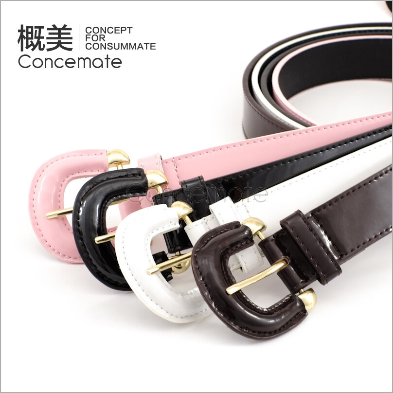 Anti-allergic bag buckle genuine leather fashion belt fashion all-match genuine leather strap women's c081