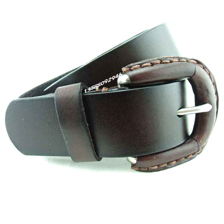 Anti-allergic fashion leather packet pin buckle women's casual jeans belt strap all-match belt