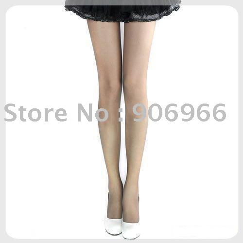 Anti-hook wire with transparent sexy stockings Core / Tights - Gray