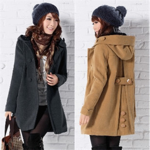 Anti season winter outerwear 2012 medium-long spring and autumn outerwear wool coat female