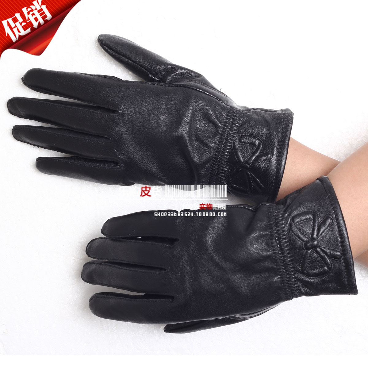 Anti season woodpecker gloves genuine leather gloves sheepskin gloves women's gloves thin