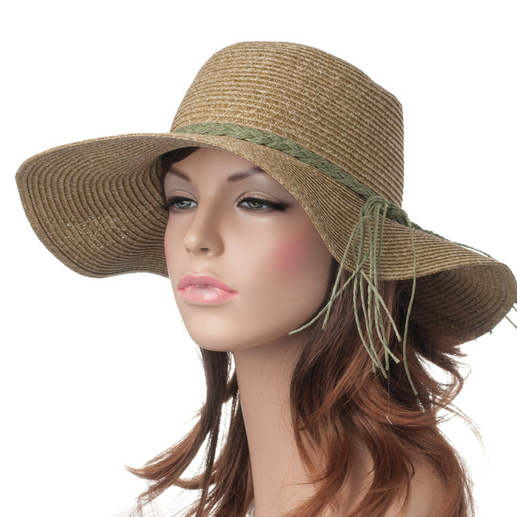 Anti-uv campaigners strawhat female sunscreen sunbonnet large brim beach hat sun hat