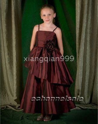 - Any Color 2010 New Flower Girl Dresses Custom Made Dress - Any Size