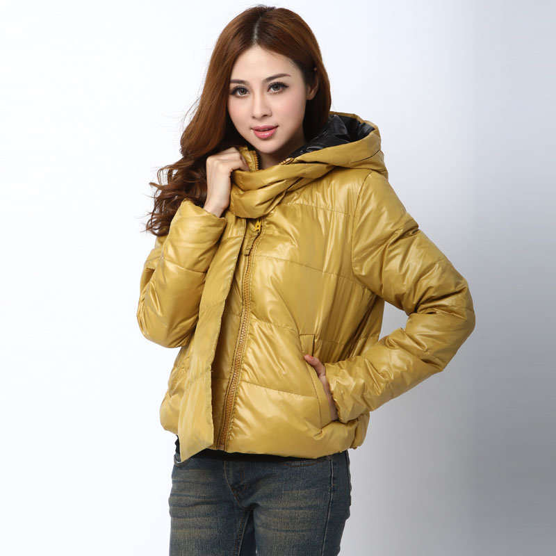 [ANYTIME]Original Yusha Brand - 2012 China Brand Women's Fashion Down Coat Sweet Female Down Hoodie Jacket -Free Shipping