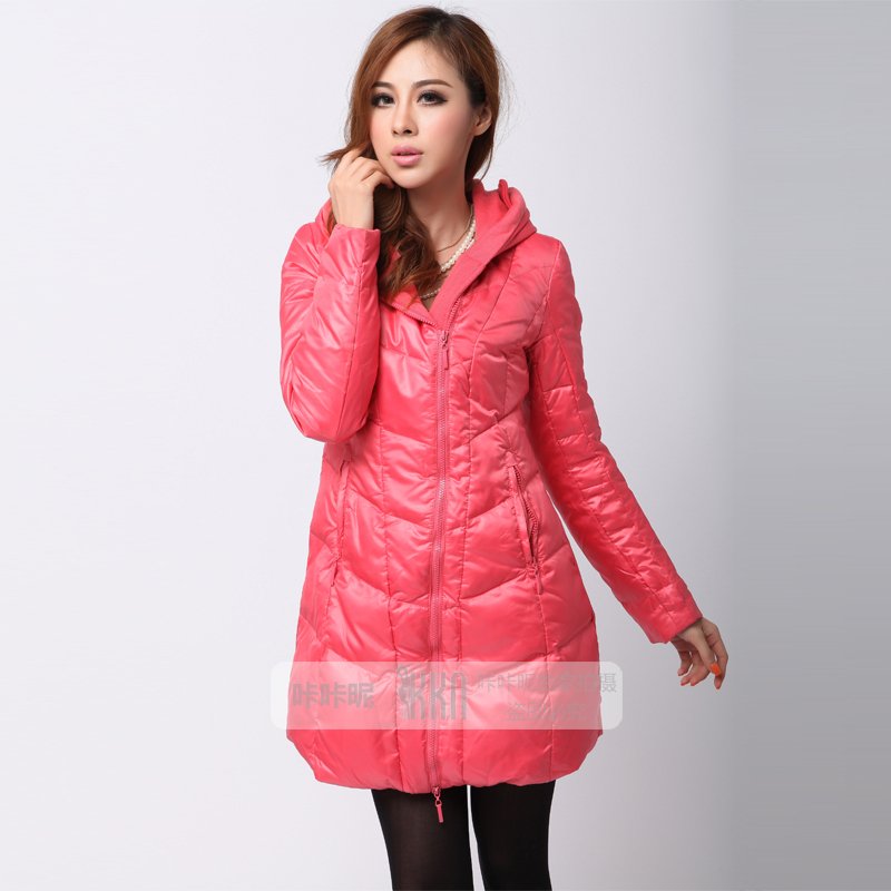 [ANYTIME] Original Yusha Brand - 2012 Women's Medium-long Thickening Down Coat with a Hood / Free Shipping