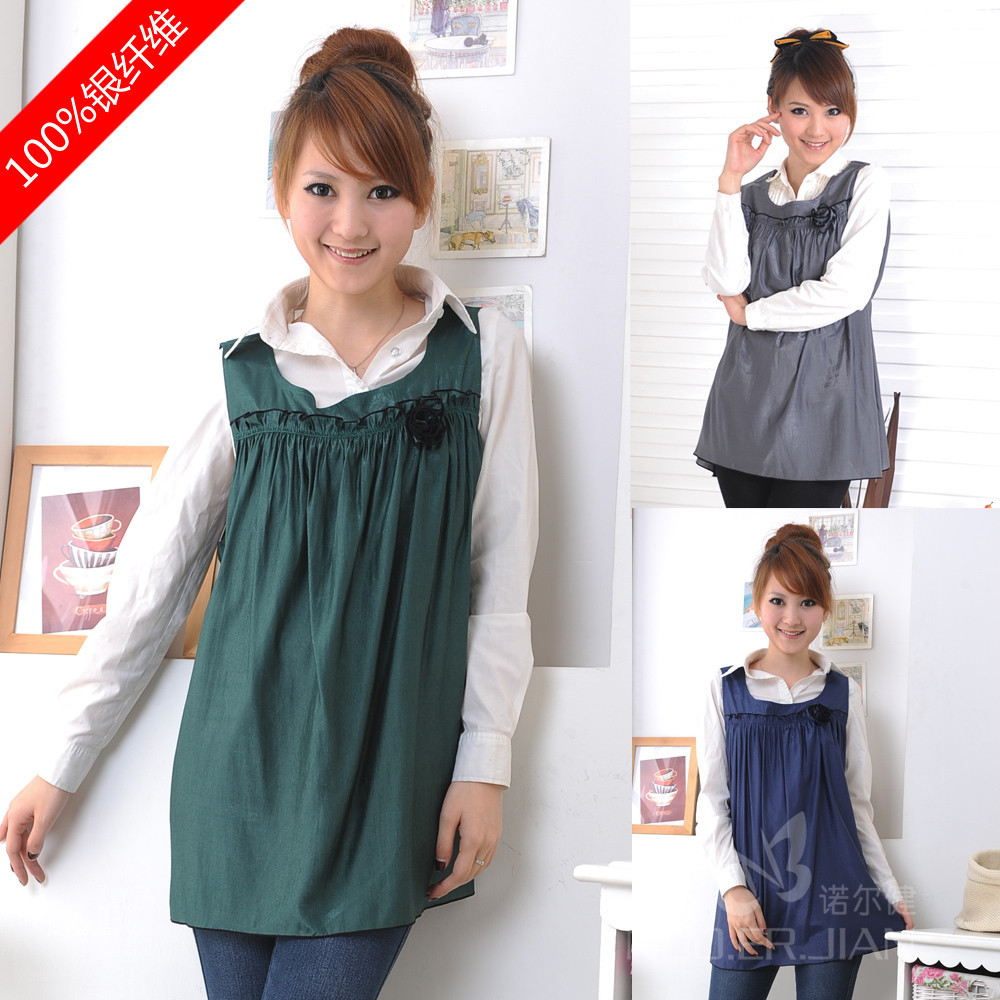 Apron 100 silver fiber maternity radiation-resistant maternity clothing trimesters vest