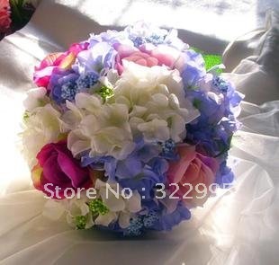 Artificial bouquet Korean hydrangea holding flowers wedding dress shooting props flowers bride holding flowers X471