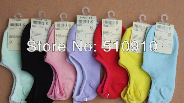 Asia Size Women Candy Color Cotton Socks Free Shipping
