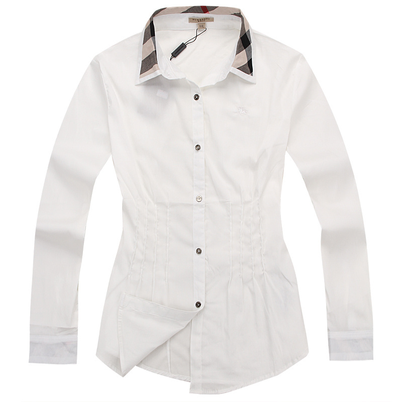 Asos New Women Brand Bur Long Sleeve Slim Fit Carrer Shirts/Designer Office Casual Tops/Blouse Bur7524Big size M-XXL Black/Red