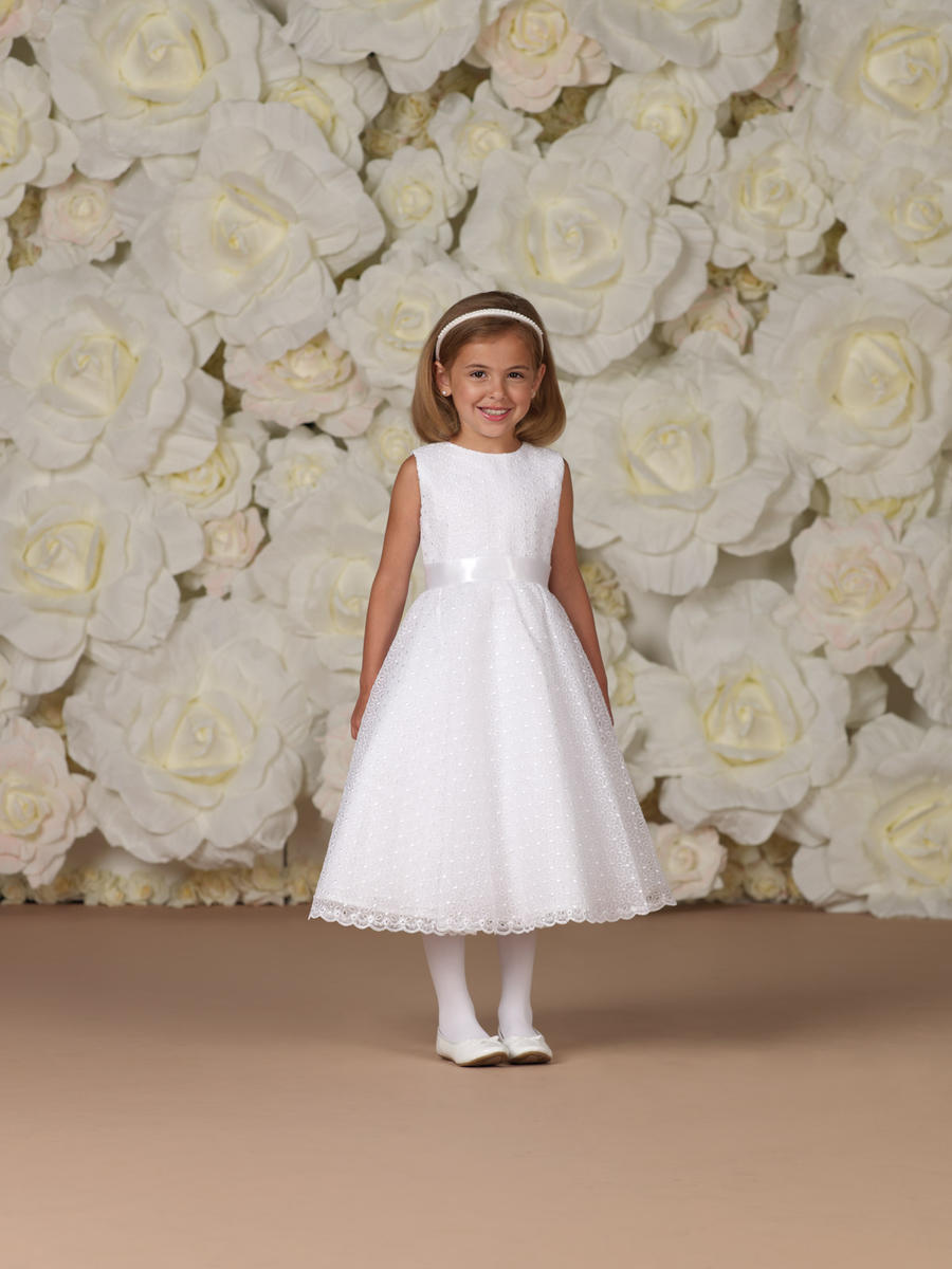 Attractive!charming flower girl dresses a-line lace sash jewel neckline ankle length high quality free shipping
