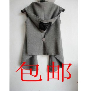 Autumn 2012 hot-selling solid color all-match vest no button sweater waistcoat vest cardigan