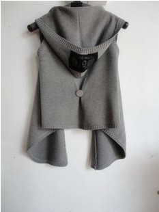 Autumn 2012 women's loose vest clip cardigan plus size cape sweater outerwear
