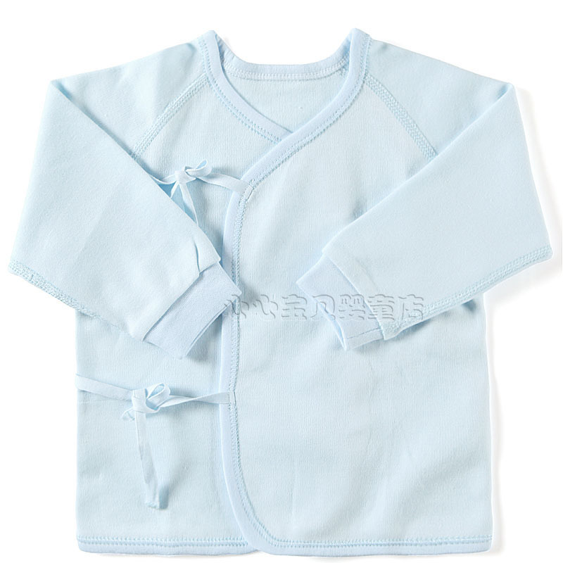 Autumn and winter 100% cotton baby underwear ba881-95b baby top newborn monk clothing