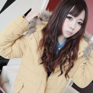 Autumn and winter 2012 women's thickening large lapel berber fleece wadded jacket outerwear female short design cotton-padded
