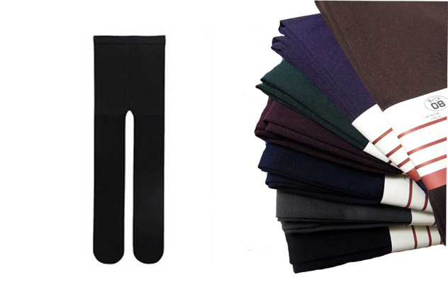 Autumn and winter 80d velvet pantyhose stockings legging chromophous