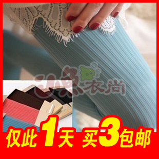 Autumn and winter 80d vertical stripe thick pantyhose socks yarn socks lace