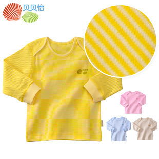 Autumn and winter baby clothes long johns 100% cotton male newborn underwear sleepwear top 313