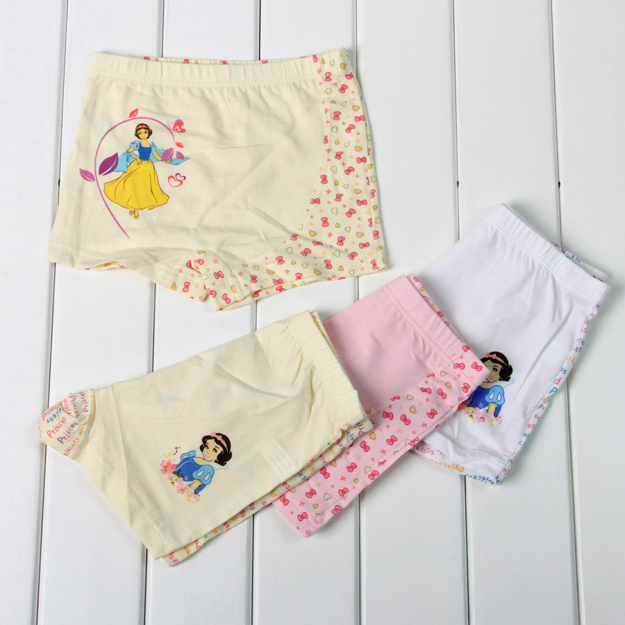 Autumn and winter baby trunk female child 100% cotton panties boxer shorts 2