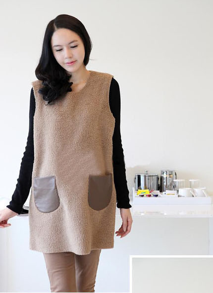 Autumn and winter berber fleece maternity vest top maternity tank dress vest skirt Free Shipping