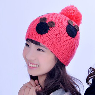Autumn and winter child micky beret knitted hat fashion knitted hat child autumn and winter