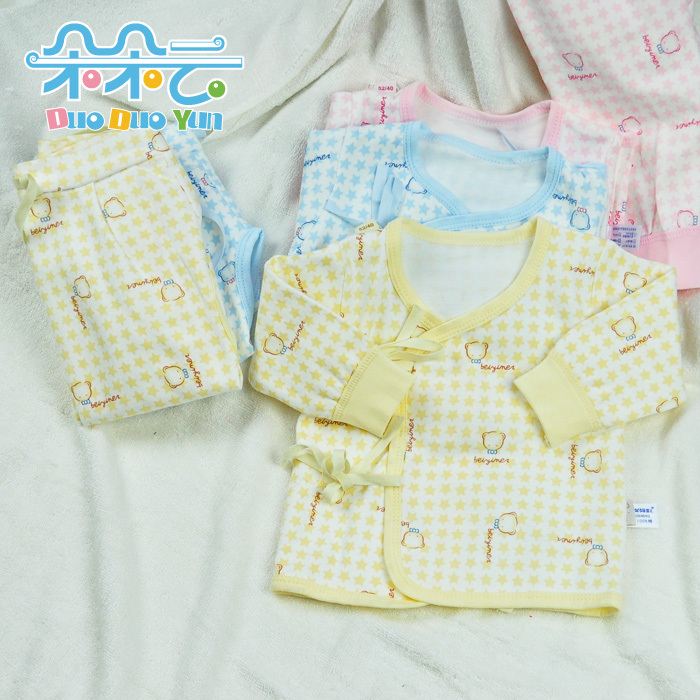 Autumn and winter children's clothing newborn underwear monk clothes 100% cotton infant underwear set tt21062