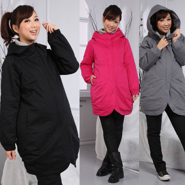 Autumn and winter clothing fashionable casual maternity outerwear cotton-padded jacket cotton-padded overcoat wadded jacket top