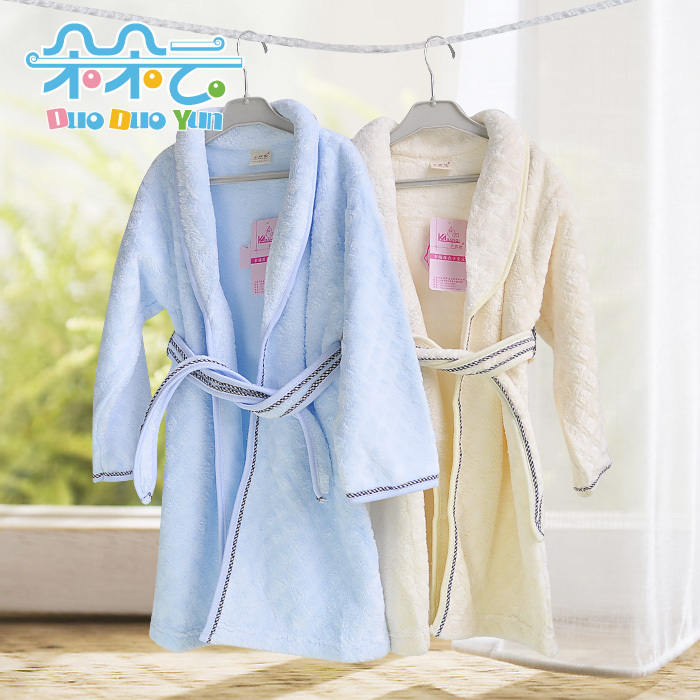 Autumn and winter coral fleece baby robe child sleepwear robe baby thermal bathrobe ps21010