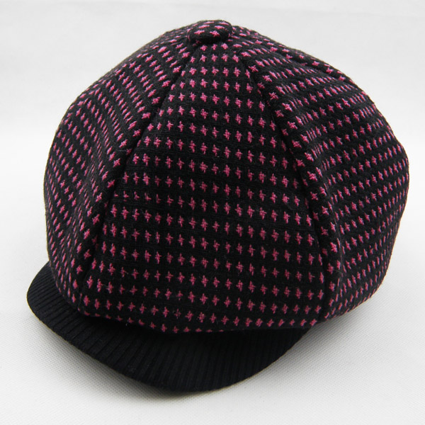 Autumn and winter cotton women's 100% octagonal cap elegant many kinds of cap