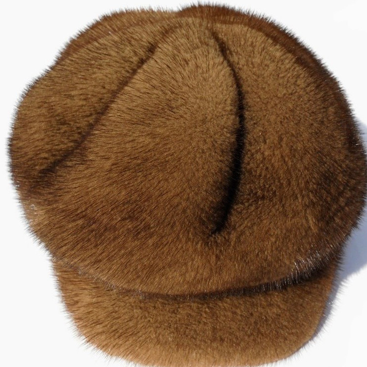 Autumn and winter ear millinery women's fedoras sable mink fur hat mink hat