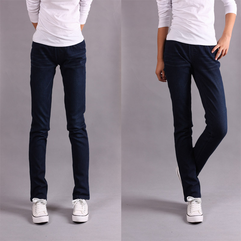 Autumn and winter elastic waist jeans pants legging pencil pants skinny pants boot cut jeans 178 NCMPGNN