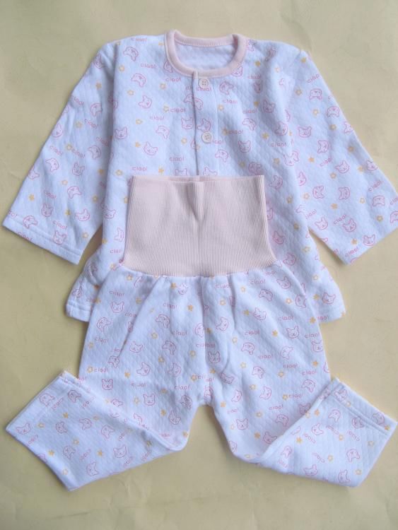 Autumn and winter end of a single baby cotton protection belly set air layer underwear thermal protection belly set