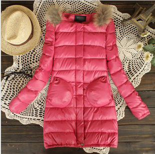 Autumn and winter fashion maternity clothing thickening long design maternity outerwear maternity wadded jacket