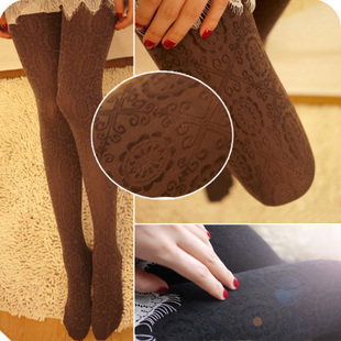 Autumn and winter female vintage velvet socks pantyhose thick stockings socks