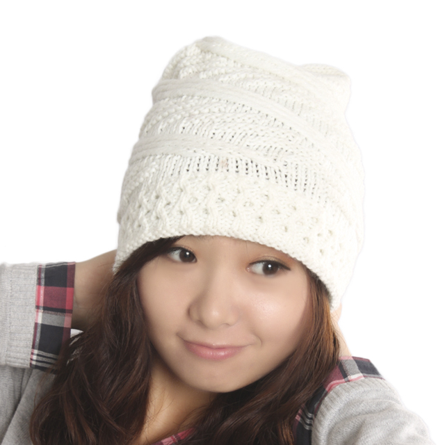 Autumn and winter knitted hat knitted hat knitted hat the trend of female hat