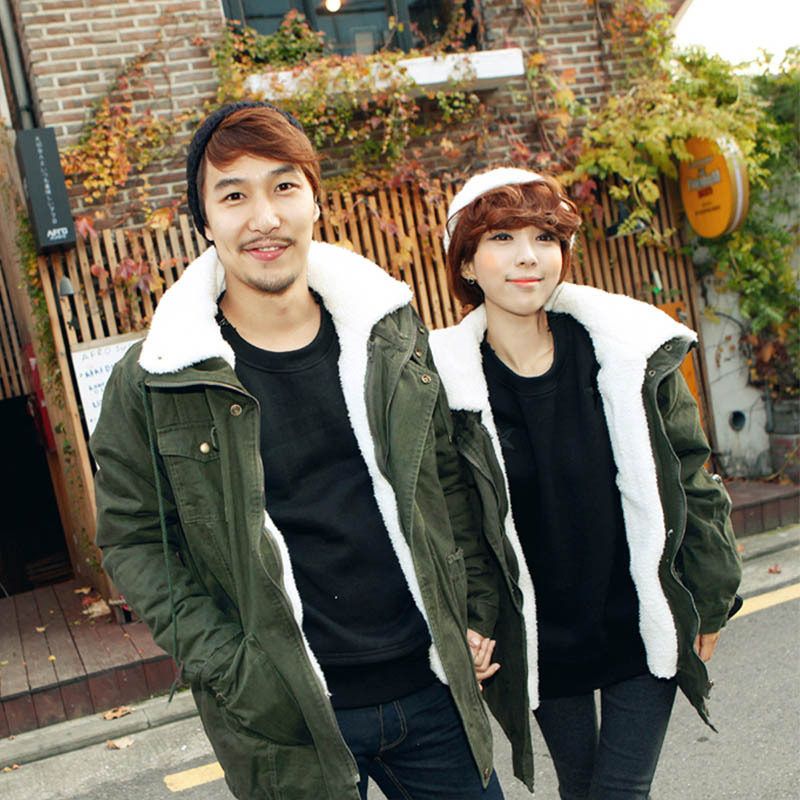 Autumn and winter lovers wadded jacket y79 f145   613