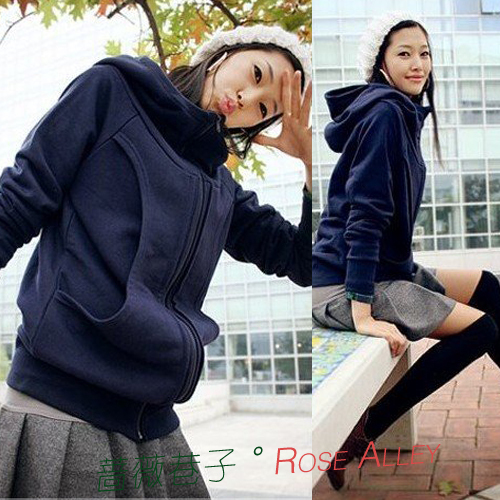 Autumn and winter maternity clothing autumn thickening with a hood maternity sweatshirt outerwear maternity top maternity