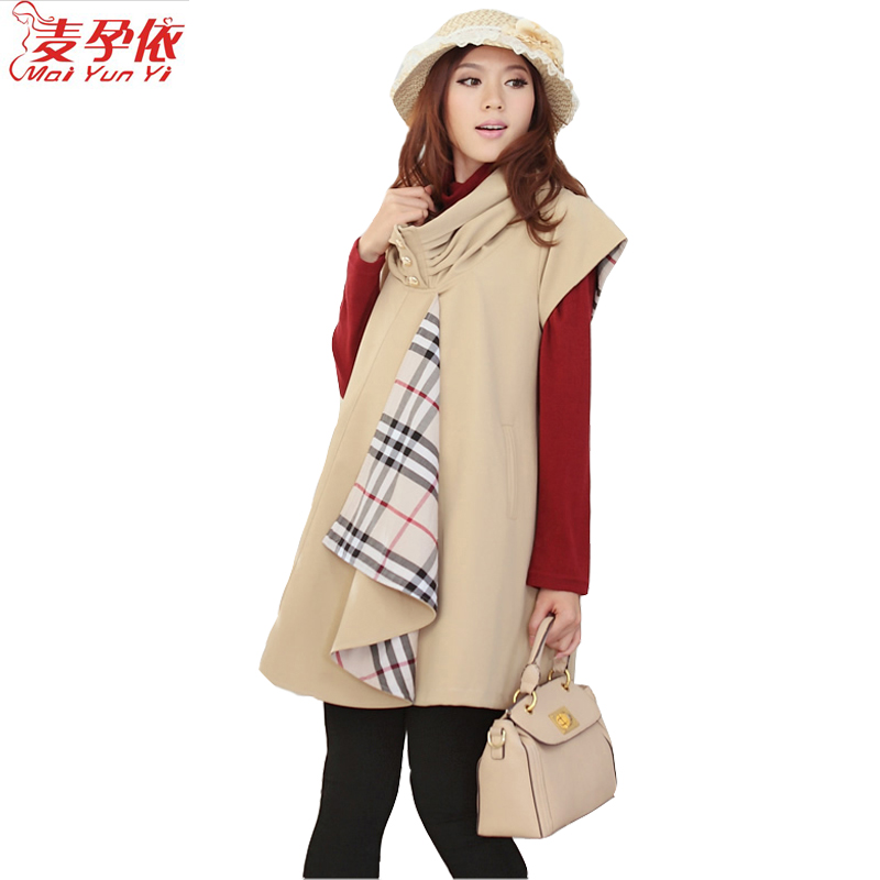 Autumn and winter maternity clothing maternity outerwear fashion maternity top overcoat